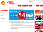 Coles Express - Car Wash Express $4! Ends 1 June 2011