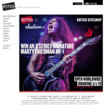 Win a Jackson X Series Signature Marty Friedman MF-1 Electric Guitar Worth $1,220 from EMG