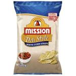 Mission White Strip Corn Chips 500g $2.75 (Was $5.50) @ Woolworths