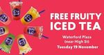[WA] Free Fruity Iced Tea Giveaway @ Chatime, Waterford Plaza