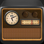 Free iPhone app -> Radio Alarm-MP3/Radio/Nature Sound Alarm+Sleep Timer (normally $1.99)