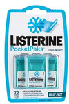 Listerine PocketPaks Cool Mint 72 Strips $3 (Was $6) @ Target