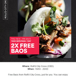[SA] 2 Free Baos (Limit 100 Per Day) @ Roll'd City Cross (CBD) via Eatclub