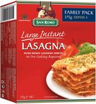 San Remo Trivelle 500 g/$2.13, San Remo Large Instant Lasagna 375 g/$3.70 + Post ($0 with Prime/Spend $39 Shipped) @ Amazon