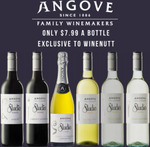 ANGOVE Studio Range Including Cuvee / Shiraz $90 Per Case ($7.99 Per Bottle) @ Winenutt