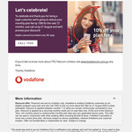 Vodafone & TPG Merge: 10% off Plan Fees for The Next 12 Months @ Vodafone (Existing Customers)