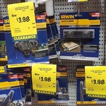 [QLD] Irwin Quick-Grip Various Accessories $3.98 @ Bunnings, Manly West