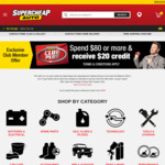 Spend $80 or More and Receive $20 Credit @ Supercheap Auto (Club Membership Required)
