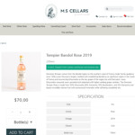Domaine Tempier Bandol Rose 2019 $70 + Delivery @ Ms Cellars
