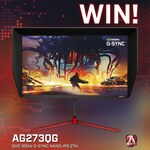 Win an AOC AGON QHD 165Hz 27" Monitor Worth $749 from PC Case Gear