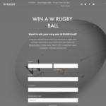Win a Premium Rugby Ball Worth $69 from W RUGBY