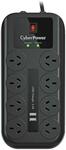 CyberPower 8 Port Surge Protector $26 + Delivery (Free Sydney Pick up) @ PC Byte