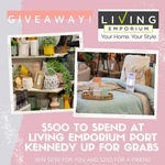 Win 1 of 2 $250 Living Emporium (Port Kennedy, WA) Vouchers from The DIY Decorator