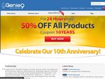 Genie 9 24 Hour Only 50% Off All Products