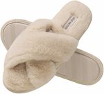 Women's Memory Foam Slippers White or Creamy White $7.98 + Delivery ($0 with Prime/ $39 Spend) @ Good Motion Amazon AU