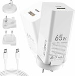 HEYMIX 65W USB-PD PPS & QC GaN Charger + 1.5m 100W USB-C to USB-C Cable $25.99 Delivered @ SAA Selection Amazon AU