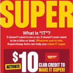 Free $10 CREDIT to Make it Super to use instore or online @supercheapauto
