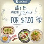 [NSW, QLD, VIC] Any 15 Fresh Made Weight Loss Meals $105 Delivered @ Cooked Up