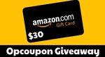 Win a $30 Amazon.com Gift Card from Opcoupon Week 72