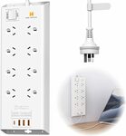 HEYMIX Powerboard 8 Outlets with 45W USB PD PPS Charging $37.49 + Delivery (Free with Prime / $39 Spend) @ HEYMIX Amazon AU
