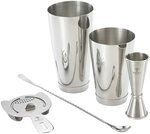 Barfly M37100 4-Piece Stainless Steel Cocktail Set $38.56 + Delivery ($0 with Prime & $69 Spend) @ Amazon US via AU