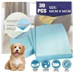 Pet Training Pads, $16.50 for 20 pcs 60 cm x 90cm; $19.80 for 30 pcs 60cm x 60cm + Free Delivery ($0 to NSW) @ Plus Medical