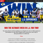 Win the Ultimate Week in L.A worth $10,900 from ESPN