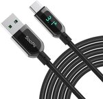 USB C Cable 10ft 3.1A PD Fast Charging Nylon Braided & LED Display $10.99 + Delivery ($0 Prime/ $39 Spend) @ Soopii Amazon AU