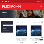 80% off All Flexiroam Global Data Plans 5GB & above eSim (eg Global 360 Day 5GB for US$30, ~A$45)