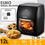 12L Digital Air Fryer Oven Multifuntional Cooker $63.20 ($61.62 eBay Plus) + Delivery ($0 to Pick up) @ Gosuperspecial eBay