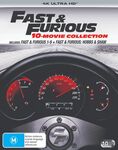 Fast & Furious 1-9 + Hobbs and Shaw 10 Film Collection (4K Ultra HD) $69.95 Delivered @ Tvshopau eBay