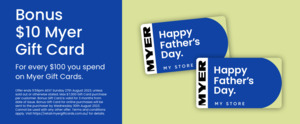 Myer fathers day store gift