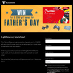 Win 1 of 3 $200 Prezzee Gift Cards from Roadshow Entertainment