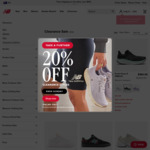 Extra 20% off Clearance Items + $10 Delivery ($0 for $100 Orders) @ New Balance