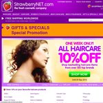StrawberryNet - Extra 10% off all Haircare, Free Shipping