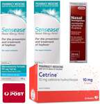 2x Sensease Mometasone + 20ml Nasal Decongestant + 70x Cetirizine $39.99 Delivered @ PharmacySavings