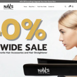 40% off Storewide, Nav's Hair Straighteners from $59.97 (was $99.95) + $15.95 Delivery ($0 with $49.95 Order) @ Nav's Hair