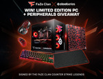 Win a limited edition steel series x faze clan gaming rig worth $3999