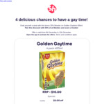 $2.50 Back in Shping Rewards on Golden Gaytime 4pk (Currently $5.00 at Coles) @ Shping (Activation Required)