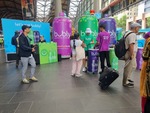 [VIC] Free Bubly Sparkling Water 355ml @ Southern Cross Station