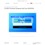 Win $1,000 Christmas Giveaway Pack from KOOTION
