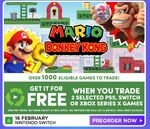 [Switch, Pre Order] Mario Vs. Donkey Kong Free When You Trade 2 Selected PS5, Switch or XSX Games @ EB Games