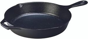 Lodge L8SK3 10.25" Cast Iron Skillet with Helper Handle, Black $56.21 + Delivery ($0 with Prime/ $59 Spend) @ Amazon US via AU