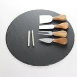 7-Piece Cheeseboard and Knife Set Black Slate, $14.50 + $18.50 Delivery ($0 SYD C&C) @ Habitat & Style