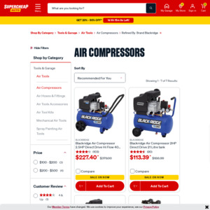Supercheap auto air compressor top