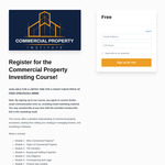 Steve Palise's Commercial Property Investing Course $0 (Normally $4997) @ Commercial Property institute