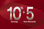 10% off Built-in Cooking, Refrigeration, Dishwashing & Laundry Appliances + 5 Year Warranty @ Miele