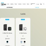U-Tec Ultraloq Smart Lock 15-20% off + A$15 Delivery @ U-Tec Group, US