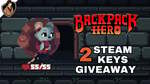 Win 1 of 2 Steam Keys for Backpack Hero from The Games Detective