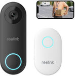 Reolink Smart 2K+ WiFi Video Doorbell with Chime, 180° View, Person Detection $119.33 ($116.52 eBay Plus) Del @ Reolink eBay